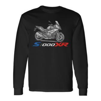 Neu1000xr Motorrad Illustrationporttourer Langarmshirts - Seseable