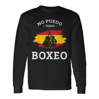 No Puedo Tengo Boxeo Boxing Boxeador Atleta Chico Divertido Camiseta de manga larga - Regaloses