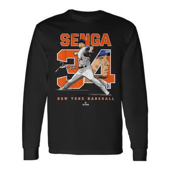 Number And Portrait Kodaienga New York Mlbpa 長袖Tシャツ - Kawaiitshirt