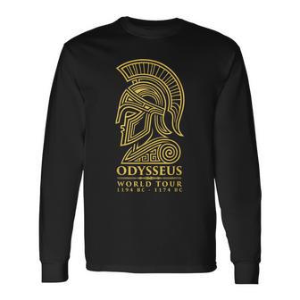 Odysseus Greek Myth The Odyssey Classic Mythology Long Sleeve T-Shirt - Thegiftio UK