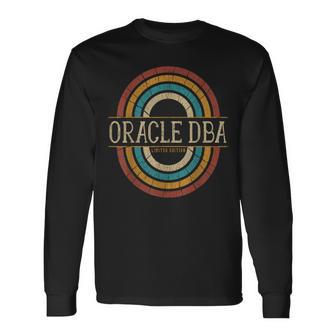 Oracle Dba ヴィンテージ レトロ 長袖Tシャツ - Kawaiitshirt
