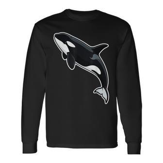 Orca Ballena Océanoidailvestre Animal Marino Diseño Camiseta de manga larga - Regaloses