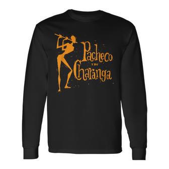 Pacheco Yu Charanga ラテン音楽 サルサ レトロ ヴィンテージ 長袖Tシャツ - Kawaiitshirt
