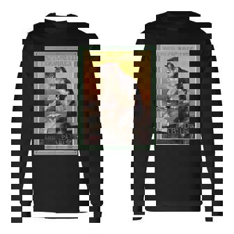 Papier A Cigarettes Abadie Paris ビンテージタバコ広告 長袖Tシャツ - Kawaiitshirt