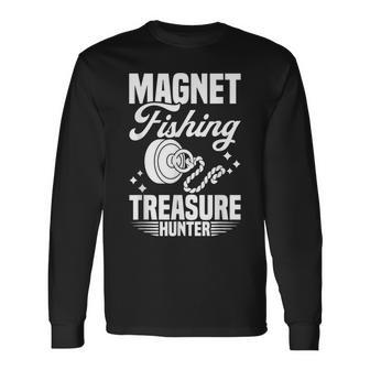 Pêche À L'aimant Chasseurs De Trésors T-shirt à manches longues - Cadeauxyz