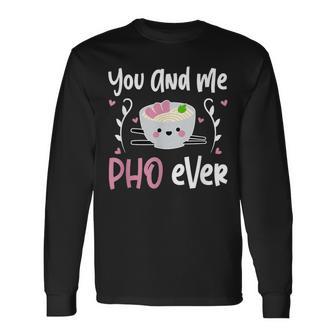 Phoho アジアンヌードル 長袖Tシャツ - Kawaiitshirt