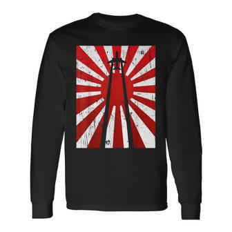 Pilot Plane Airport Air Traffic Controller Risingun Flag 長袖Tシャツ - Kawaiitshirt