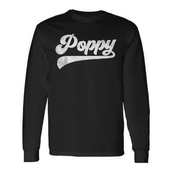 Poppy Father's Day Poppy Long Sleeve T-Shirt - Monsterry UK