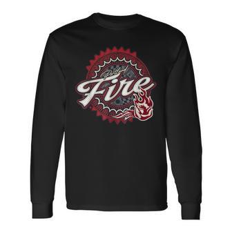 Portland Fire Racing Retro Graphic Long Sleeve T-Shirt | Seseable UK