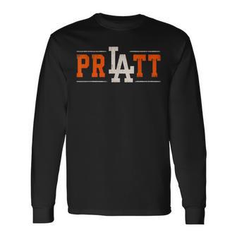 Pratt For Mayor Of Los Angeles Long Sleeve T-Shirt | Mazezy