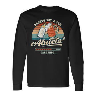 Pronto Abuelo 3 Nieto Anuncio Bebé Para Futuro Abuelito Camiseta de manga larga - Regaloses