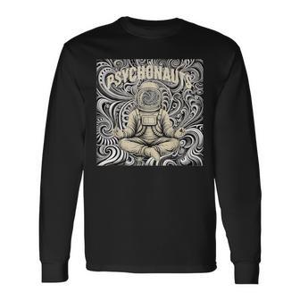 Psychonaut サイケデリック 長袖Tシャツ - Kawaiitshirt
