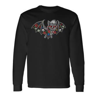 Punk Murciélago Punk Rocker Para Niños Pequeños Chicos Niños Camiseta de manga larga - Regaloses