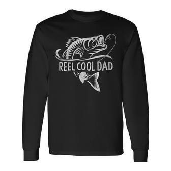 Reel Cool Dad Fishing Dad Father's Day Long Sleeve T-Shirt - Thegiftio UK