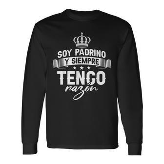 Regalo Padrino Ahijado Anuncio Embarazadas Camiseta de manga larga - Regaloses