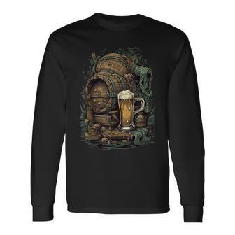 Regalo Para El Día Del Padre Oktoberfest Día Del Padre Papá O Abuelo Camiseta de manga larga - Regaloses