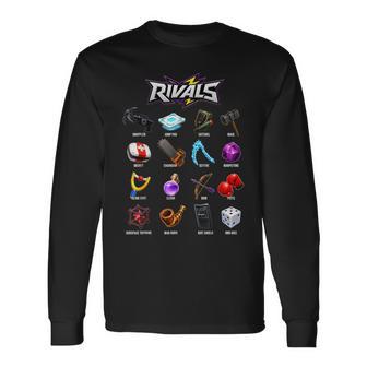 Rivals Showdown Squad Game Fun Meme Long Sleeve T-Shirt - Thegiftio UK