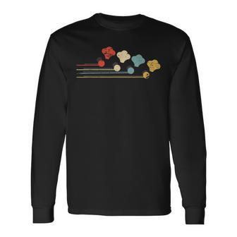 Rock Música Instrumento Bajo Eléctrico Rockero Bajista Camiseta de manga larga - Regaloses