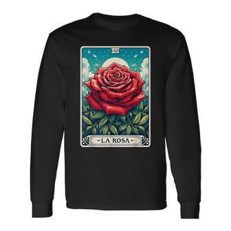 Rosa Mexican Lottery Bingo Game Roses Long Sleeve T-Shirt - Thegiftio