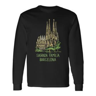 Sagrada Familia Barcelona 長袖Tシャツ - Kawaiitshirt