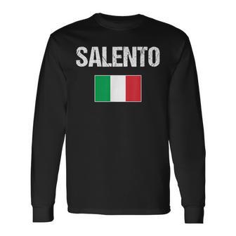 Salento Italia Bandiera Italiana Italiaalento Maglietta a maniche lunghe - Novitaregali