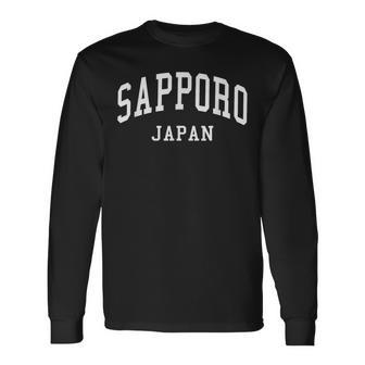 Sapporo Japan Classic 札幌市 長袖Tシャツ - Kawaiitshirt