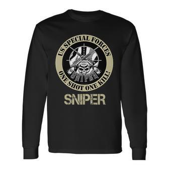 Sas特殊部隊スナイパー退役軍人 7月4日ギフト 長袖Tシャツ - Kawaiitshirt