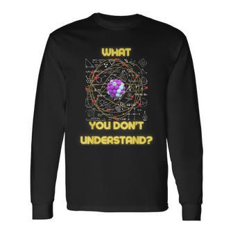 Science Geeks Físico Micro Física Quantum Camiseta de manga larga - Regaloses
