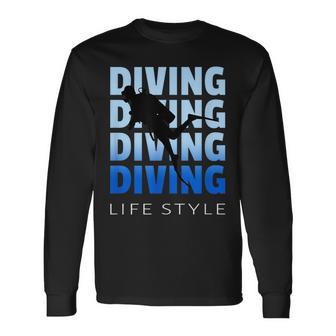Scuba Diving Gearcuba Diving Equipment Dive 長袖Tシャツ - Kawaiitshirt
