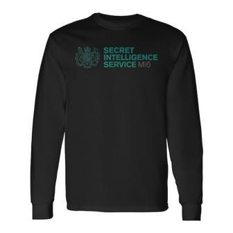 Secret Intelligenceerviceis Mi6 Uk スパイエージェンシー 長袖Tシャツ - Kawaiitshirt