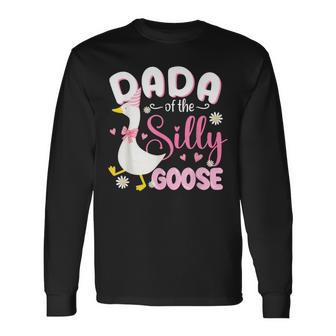 Silly Dada Goose Dada 1St Birthday Family Matching Party Long Sleeve T-Shirt - Thegiftio UK