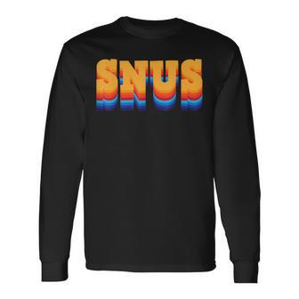 Snus 90年代デザイン チュアブルツール 長袖Tシャツ - Kawaiitshirt