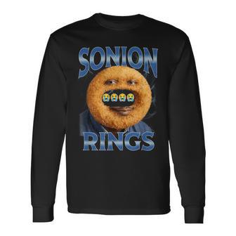 Sonion Ringson Onion Meme Bootlegスタイル 長袖Tシャツ - Kawaiitshirt