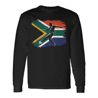 South Africa Soccer Long Sleeve T-Shirt - Thegiftio