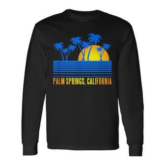 Souvenir Deacances En Californie Palmprings T-shirt à manches longues - Cadeauxyz
