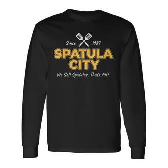 Spatula City Since 1989 Kitchen Nostalgia Long Sleeve T-Shirt - Thegiftio UK