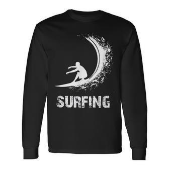 Surfing Waveurf 長袖Tシャツ - Kawaiitshirt