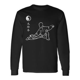 Tai Chi Artes Marciales Meditación Navidad Regalo De Cumpleaños Camiseta de manga larga - Regaloses