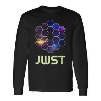 Telescopio James Webb Regalo Retro Para Nerds Científicos Camiseta de manga larga - Regaloses