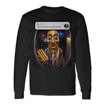 Tung Tung Tung Sahur Fourth Of July Brianrot Long Sleeve T-Shirt | Seseable UK