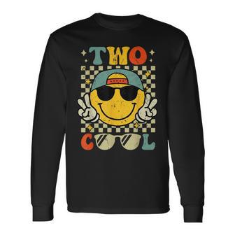 Two Cool 2 Years Old Birthday For Boy 2Nd Birthday Boys Long Sleeve T-Shirt - Thegiftio UK