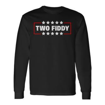 Two Fiddy America 250 Long Sleeve T-Shirt - Thegiftio UK