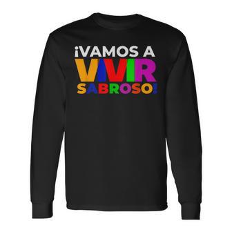 Vamos Aivirabroso Frase フランシア・マルケス 長袖Tシャツ - Kawaiitshirt
