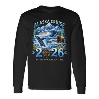 Vintage Alaska Cruise 2026 Cruise Group Family Vacation Long Sleeve T-Shirt - Thegiftio