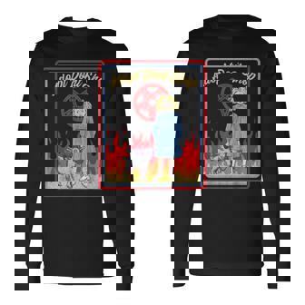 Vintage Child Game Horror Adopt Donthop Dark Humor 長袖Tシャツ - Kawaiitshirt