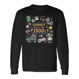 Vintage I'm From The 1900S Outfit Long Sleeve T-Shirt - Thegiftio UK
