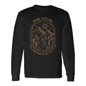 Walk With Me 2026 Lds Youth Theme Camp Long Sleeve T-Shirt - Thegiftio UK