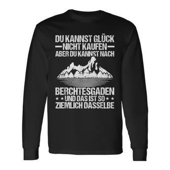 Watzmann Gipfel Berchtesgaden Glückpruch Wandern Langarmshirts - Seseable
