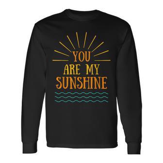 You Are Myunshine Cuteun Hotummer Restro グラフィック 長袖Tシャツ - Kawaiitshirt