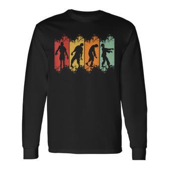 Zombies Muertoiviente Retro -Intage Apocalipsis Zombie Camiseta de manga larga - Regaloses